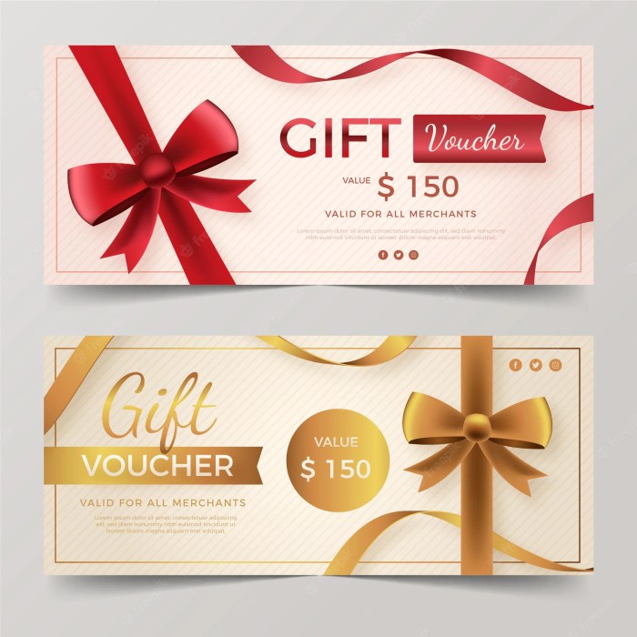 Voucher gift vouchers